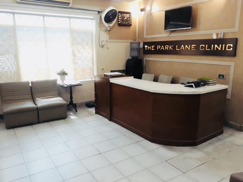 Reception of The Parklane Clinic